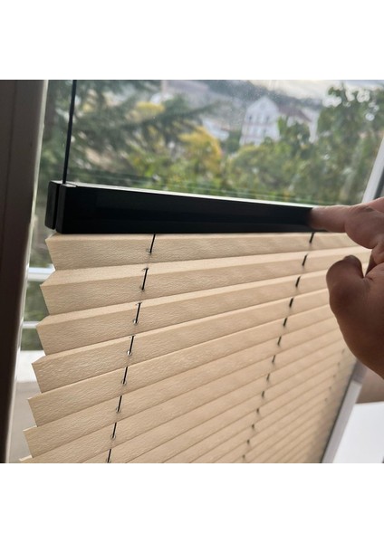 Cam Balkon ve Ofis Perdesi Plise Perde Katlanır Perde modelleri