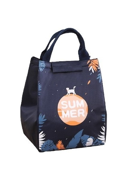 1st Try Büyük Kapasiteli Yalıtımlı Beslenme Çantası - Lacivert (Yurt Dışından)