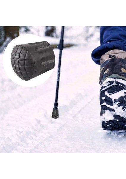 Chaoduo Shop 6 Stili Yazın Trekking Direği Nordic Kauçuk Baston Tırmanma Değiştirme Alpenstock Bastonlar Koruyucu Kapak Ucu Kauçuk Sepet Kar Sporu (Yurt Dışından)