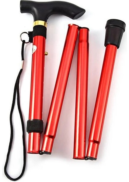 Gümüş Tarzı Baston Teleskopik Baton Yürüyüş Trekking Direkleri Alüminyum Alaşımlı Metal Katlanır Kamışı Koltuk Değneği Direği Yaşlı Insanlar Için (Yurt Dışından)