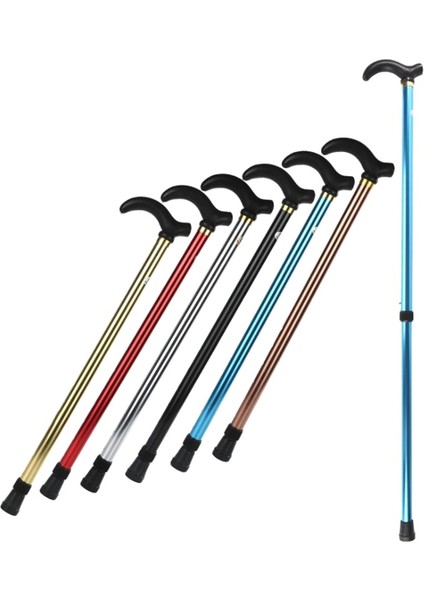 Sv Stili Ayarlanabilir Baston Kamışı 2 Bölüm Kararlı Kaymaz Anti Şok Kamışı Koltuk Değneği Yaşlı Adam Yürüyüş Trekking Direkleri Kamışı (Yurt Dışından)