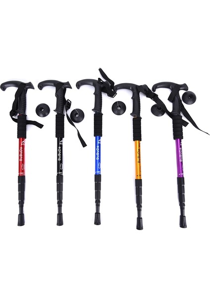 Menekşe Tarzı Anti Şok Kuzey Yürüyüş Direkleri Çubuklar Teleskopik Trekking Yürüyüş Kauçuk Uçlu Katlanır Baston Bastonlar Koruyucular (Yurt Dışından) fırsatları