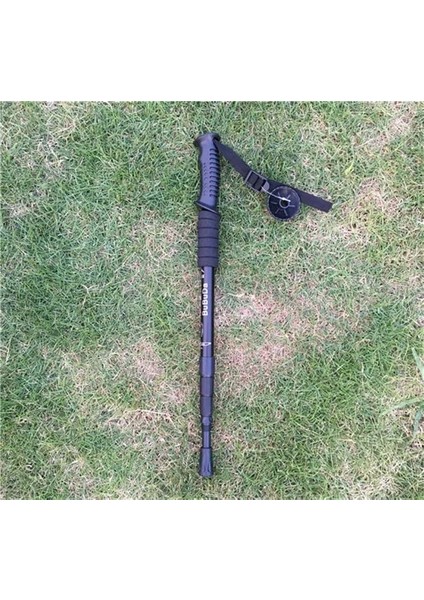 Siyah Düz Tutamak Stili Anti Şok Trekking Pole Ultralight Bastonlar Ayarlanabilir Yürüyüş Bastonları Nordic Yürüyüş Sopaları Için Teleskopik Koltuk Değneği (Yurt Dışından)
