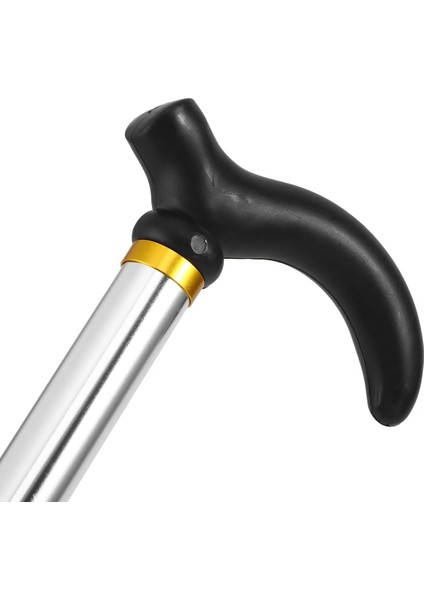 Siyah Stil Katlanabilir Çubuklar Kamışı 2 Bölüm Kaymaz Alüminyum Alaşımlı Baston Aracı Kamışı Anneler Için Güvenilir Çubuklar Yaşlı Babalar (Yurt Dışından) indirimleri