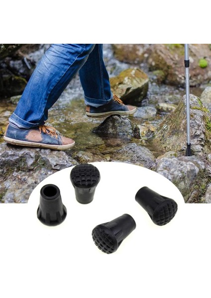 12 Adet Tarzı Et Nordic Walking Direği Trekking Direği Ucu Koruyucuları Lastik Pedler Tampon Değiştirme Ipuçları Yürüyüş Sopası Için Son (Yurt Dışından) fırsatları