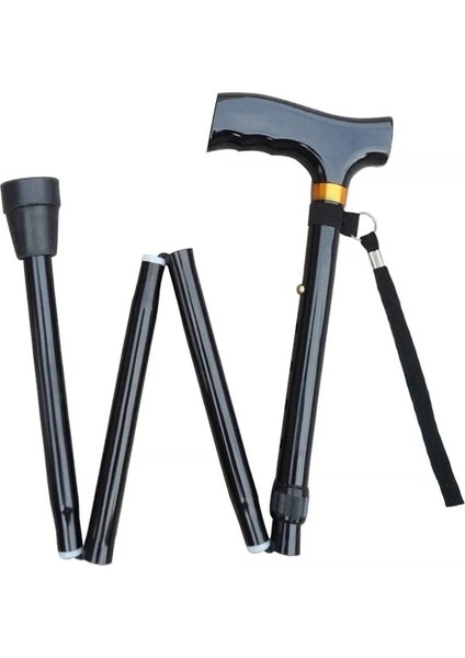 Baston Stili Bastonlar Teleskopik Baton Katlanır Baston Alüminyum Alaşımlı Koltuk Değneği Trekking Kamışı Yürüyüş Trekking Direkleri Kuzey Kutbu (Yurt Dışından)