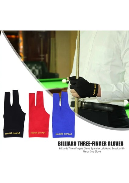 Kırmızı Stil Dayanıklı Bilardo Üç Parmak Eldiven Spandex Sol El Snooker Bilardo Cue Eldiven Ücretsiz Boyut Fitness Spor Aksesuarları Ekipmanları (Yurt Dışından) indirimleri