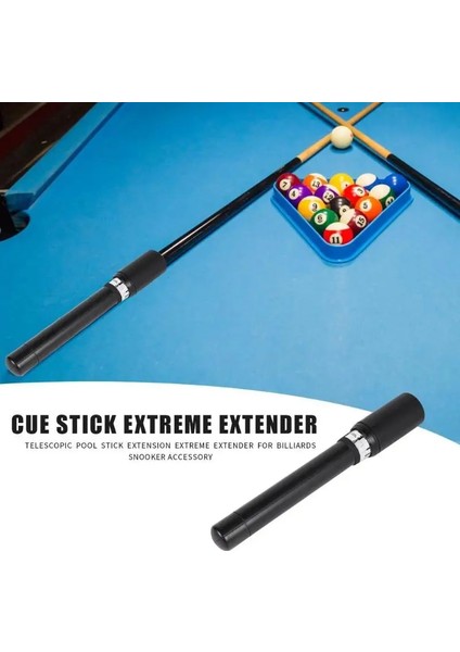 Siyah Stil Bilardo Istaka Uzatma Bilardo Istaka ve Snooker Bilardo Istakası Teleskopik Ayarlanabilir Uzatma Butt Çubuk Sopa Bilardo Aksesuarları (Yurt Dışından) fiyatları