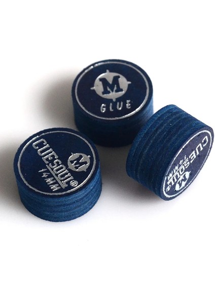 3M-K3405 Stili Cuesoul Bilardo Cue Tmh- 3'lü Mavi Cue Ucu Seti (Yurt Dışından)