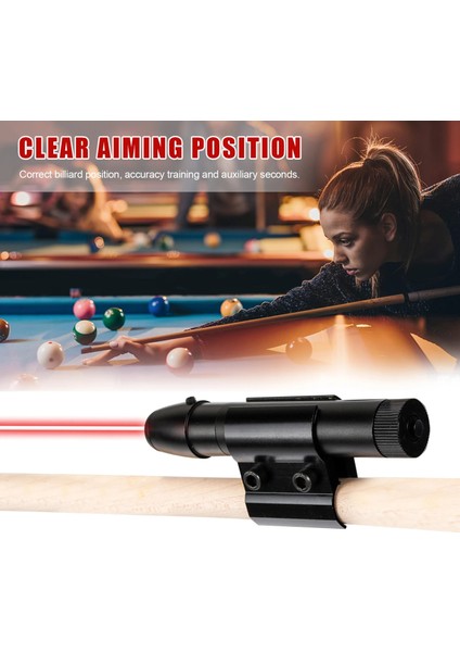 Kırmızı Stil Bilardo Kızılötesi Görüş Bilardo Yardımcı Görüş Kolimasyon Eğitim Cihazı Havuz Cue Uygulama Yardımı Snooker Topu Kolimatör (Yurt Dışından) indirimleri