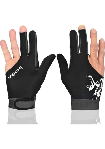 Koyu Mavi Stil M Beden 1 Adet Unisex Elastik Likra 3 Parmak Bilardo Atıcılar Için Eldiven Gösterisi Carom Pool Snooker Cue Spor Sağ Veya Sol El Üzerinde Giymek (Yurt Dışından) fırsatları