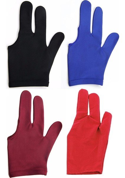 Kırmızı Stil Spandex Snooker Bilardo Cue Eldiven Havuzu Sol El Açık Üç Parmak Unisex Kadınlar ve Erkekler Için Aksesuar 4 Renk (Yurt Dışından) fiyatları