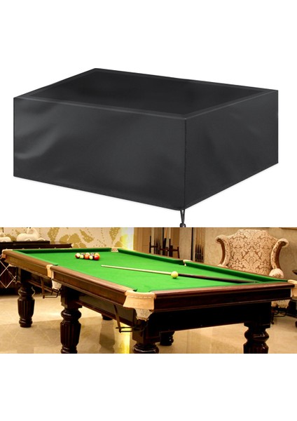 Siyah Stil 7ft 235X135X60CM Toz Geçirmez Su Geçirmez Ft Açık Tam Havuz Katı Ipli Bilardo Masası Toz Kapağı Masa Protectd Oxford (Yurt Dışından) indirimleri