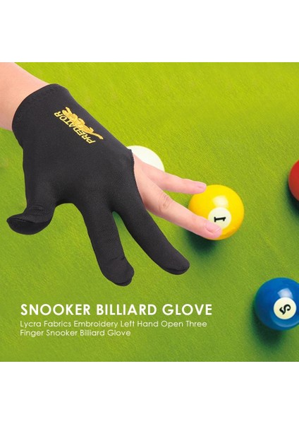 Chaoduo Shop B Mavi 1 Adet Tarzı Parmak Lycra Nakış Snooker Bilardo Eldivenleri Erkek Kadın Sol El Açık Havuz Cue Eldivenleri Snooker Bilardo Aksesuarları (Yurt Dışından)