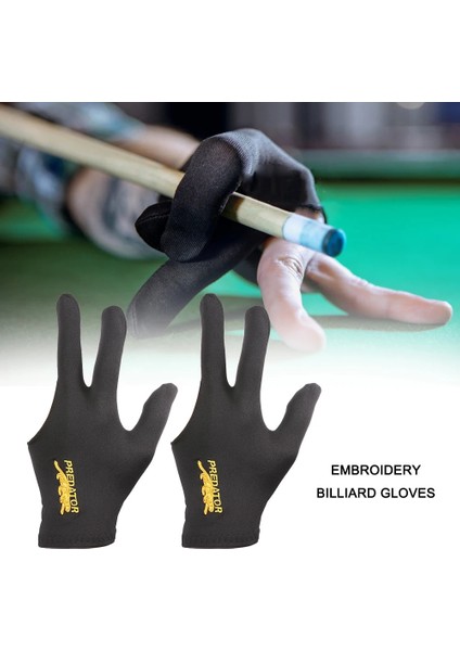 Chaoduo Shop B Mavi 1 Adet Tarzı Parmak Lycra Nakış Snooker Bilardo Eldivenleri Erkek Kadın Sol El Açık Havuz Cue Eldivenleri Snooker Bilardo Aksesuarları (Yurt Dışından)