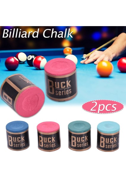 R Stili Pool Cue Tebeşir Kutu Başına 2 Blok Bilardo Tebeşirleri Havuz Bilardo Sopası Tebeşir Premium Snooker Bilardo Istaka Ucu Masa Bilardo Kullanışlı (Yurt Dışından) fiyatları