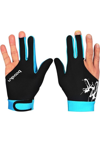 Gök Mavisi Tarzı M Beden Andex Snooker Bilardo Cue Eldiven Havuzu Unisex Kadınlar ve Erkekler Için Sol El Açık Üç Parmak Aksesuar 5 Renk 7 (Yurt Dışından) indirimleri