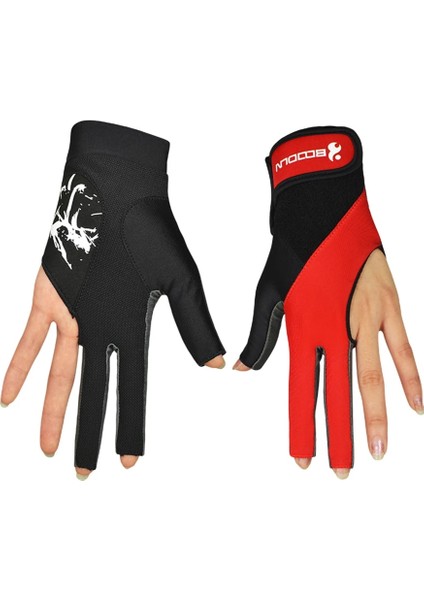 Siyah Stil Sm Ool Cue Eldiven Bilardo Üç Kesim Eldiven Sol Eller Eldiven Bilardo Aksesuarları Unisex Kadınlar ve Erkekler Için (Yurt Dışından) fiyatları