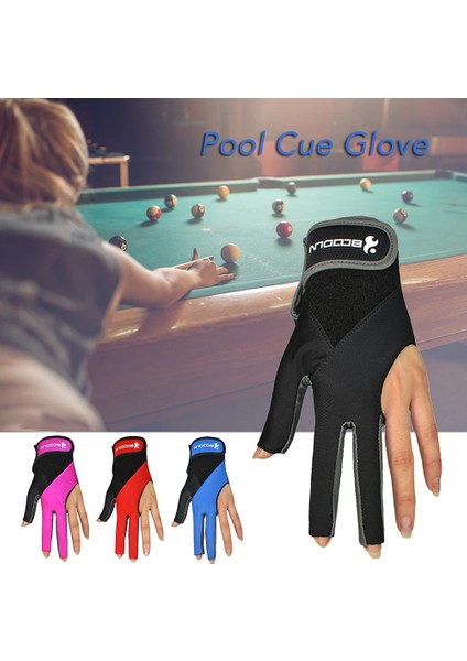 Siyah Stil Sm Ool Cue Eldiven Bilardo Üç Kesim Eldiven Sol Eller Eldiven Bilardo Aksesuarları Unisex Kadınlar ve Erkekler Için (Yurt Dışından) modelleri