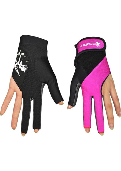 Siyah Stil Sm Ool Cue Eldiven Bilardo Üç Kesim Eldiven Sol Eller Eldiven Bilardo Aksesuarları Unisex Kadınlar ve Erkekler Için (Yurt Dışından) fırsatları