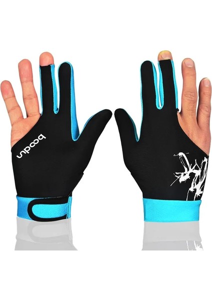 1 Adet Gök Mavisi Tarzı M Beden Ue Bilardo Havuz Atıcılar 3 Parmak Eldiven Bilardo Eldivenleri Bilardo Eldivenleri Yüksek Li Bilardo Aksesuarları (Yurt Dışından)