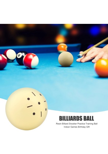 57,2 mm Stili Reçine Bilardo Uygulama Bilardo Masası Cue Ball Snooker cm Eğitim Noktası Cueball Snooker Aksesuarları (Yurt Dışından) fırsatları