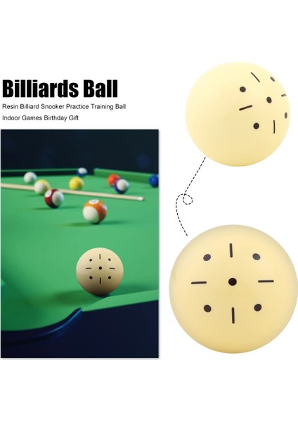57,2 mm Stili Reçine Bilardo Uygulama Bilardo Masası Cue Ball Snooker cm Eğitim Noktası Cueball Snooker Aksesuarları (Yurt Dışından) indirimleri