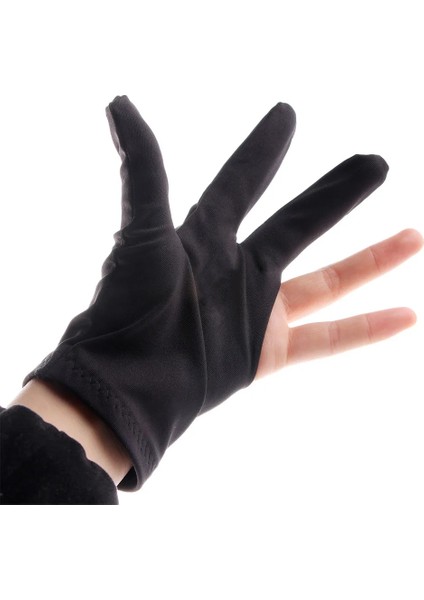 Siyah Stil 1 Adet Biliardo Pürüzsüz Sol El Nakış Likralı Kumaş Eldiven Üç Parmak Ayrı Parmak Eldiven Bilardo Aksesuarları (Yurt Dışından) modelleri