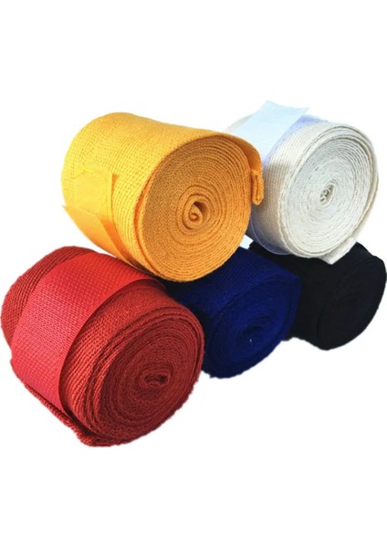 No.5 Tarzı Genişlik 5cm Uzunluk 2.5m Pamuklu Spor Askı Sanda Muay El Sargıları Profesyonel Thai Mma Taekwondo Boks Bandajı (Yurt Dışından)