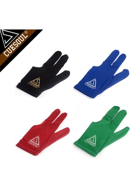 Bordo Tarzı Cuesoul 4 Renk 3 Parmak Bilardo Bilardo Eldivenleri Havuz Cue Eldivenleri Yeşil Mavi Kırmızı Siyah Sol El Dardos Tüy Yaprakları (Yurt Dışından) fırsatları