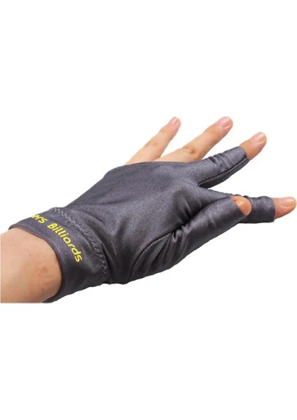 Açık Gri Tarzı Yüksek Li Spandex Snooker Bilardo Cue Eldiven Havuzu Sol El Açık Üç Parmak Aksesuar Varış Sıcak (Yurt Dışından)