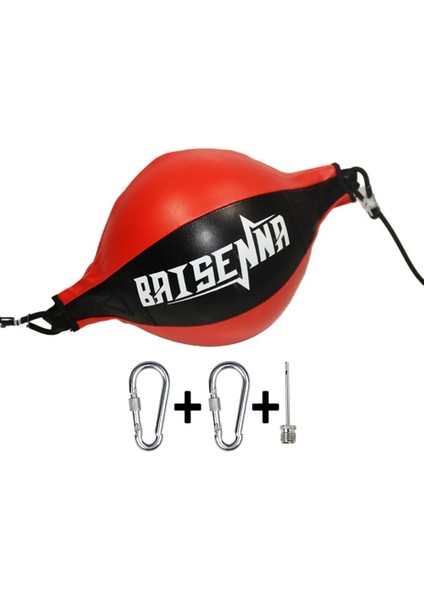 Kırmızı Stil Yüksek Li Pu Boks Topu Armut Boks Torbası Şişme Refleks Hız Topları Fitness Eğitimi Çift Uçlu Boks Hız Topu (Yurt Dışından)