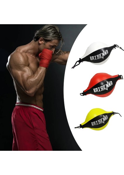 Kırmızı Stil Yüksek Li Pu Boks Topu Armut Boks Torbası Şişme Refleks Hız Topları Fitness Eğitimi Çift Uçlu Boks Hız Topu (Yurt Dışından) indirimleri
