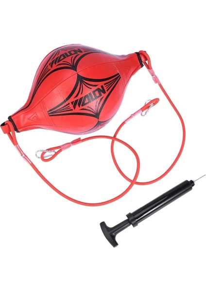 Kırmızı Stil Şişirme ile Boks Hız Topu Kabak Kanca Armut Çift Uçlu Boks Topu Muay Thai Boks Boks Dodge Kum Torbası Boks Torbası (Yurt Dışından)