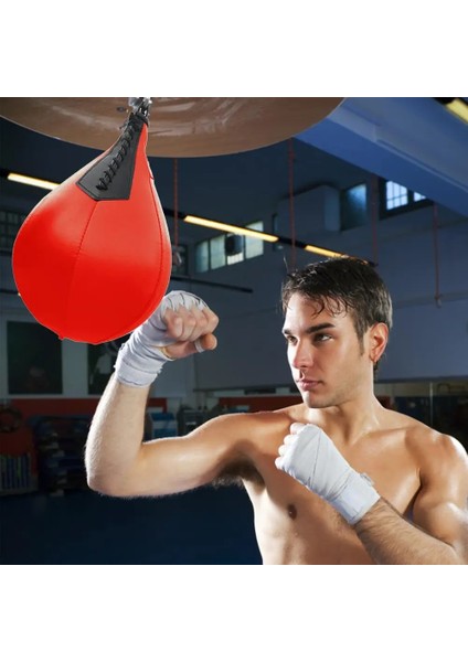 No.2 Tarzı Pu Deri Armut Boks Torbası Asma Hız Topları Boks Muay Thai Mma Fitness Veya Dövüş Sporları Spor Eğitim Ekipmanları (Yurt Dışından) modelleri