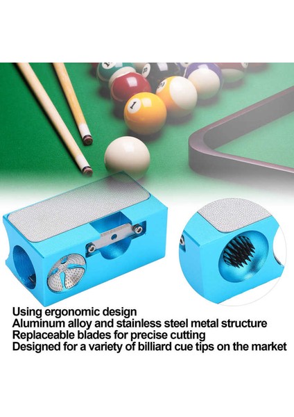 Mavi Stil Bilardo Ucu Aracı Bilardo Ucu Aracı Aksesuarları Havuz Istakası Trick Bıçağı Bilardo Ucu Bilardo Için (Yurt Dışından) fırsatları