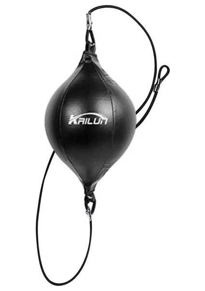 Siyah Stil Taşınabilir Fitness Boks Topu Li Pu Deri Şişme Refleks Hız Topları Armut Boks Torbası Ev Spor Salonu Egzersiz Ekipmanı (Yurt Dışından)