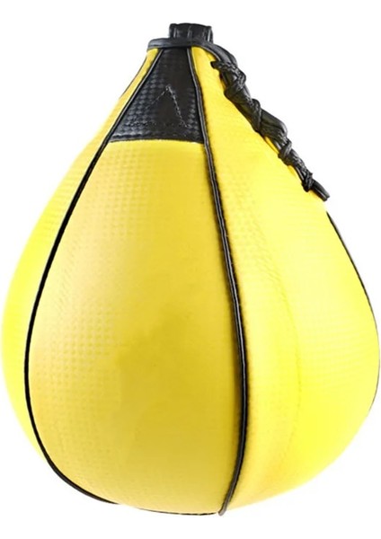 Sadece Sarı Top Stili Yeni Boks Armut Şekli Mma Hız Topu Döner Punch Torbası Boks Egzersizi Speedball Hız Çantası Punch Fitness Eğitim Topu (Yurt Dışından)