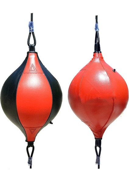 Siyah Stil Pu Boks Torbası Boks Hız Topu Şişme Çift Uçlu Boxeo Muay Thai Boks Torbaları Refleks Dövüş Topu Spor Fitness Ekipmanları (Yurt Dışından) fiyatları