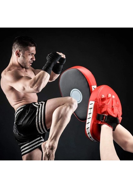 Tüm Kırmızı Stil Kick Boks Eldivenleri Pad Punch Hedef Çanta Erkekler Mma Pu Karate Muay Thai Ücretsiz Dövüş Sanda Eğitim Yetişkinler Çocuk Ekipmanları (Yurt Dışından)