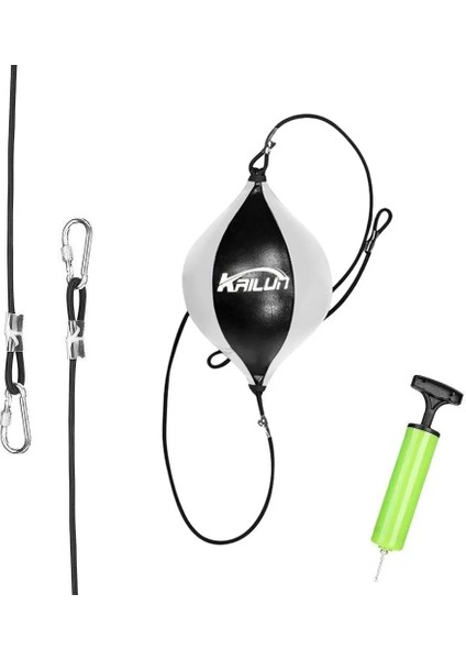 Siyah ve Gri Tarzı Li Pu Boks Topu Asılı Armut Boks Torbası Refleks Eğitimi Için Çift Uçlu Şişme Hız Topu Muay Thai Mma Spor (Yurt Dışından)