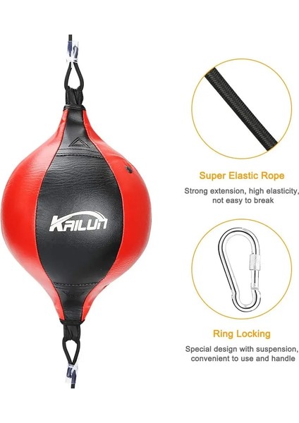 Siyah ve Gri Tarzı Li Pu Boks Topu Asılı Armut Boks Torbası Refleks Eğitimi Için Çift Uçlu Şişme Hız Topu Muay Thai Mma Spor (Yurt Dışından) indirimleri