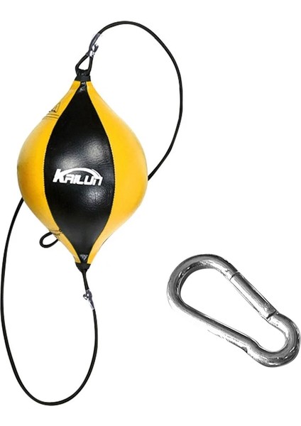 Siyah Sarı Stil Yetişkin Armut Şekilli Pu Boks Topu Refleks Dodge Hız Kapalı Egzersiz Spor Dekorasyon Için Asılı Spor Boks Çantası (Yurt Dışından)