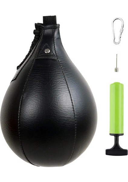 Siyah Stil Mma Eğitim Egzersiz Ekipmanları Için Boks Hız Topu Fitness Muay Thai Vücut Geliştirme Enflasyon Hız Boks Topu (Yurt Dışından)