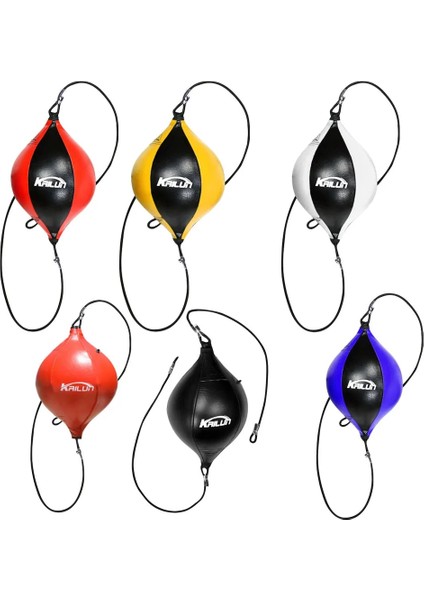 Koyu Haki Stili Çift Uçlu Pu Boks Topu Kolay Güvenlik Egzersiz Refleks Hızı Fitness Sporları Eğitimi Için Boks Torbası Aksesuarları (Yurt Dışından) modelleri
