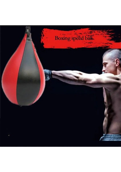 Siyah Kırmızı Stil Fitness Boks Armut Hız Topu Döner Boks Boks Torbası Eğitim Tabanı Aksesuar Boks Ekipmanları Hız Y9I2 (Yurt Dışından) modelleri