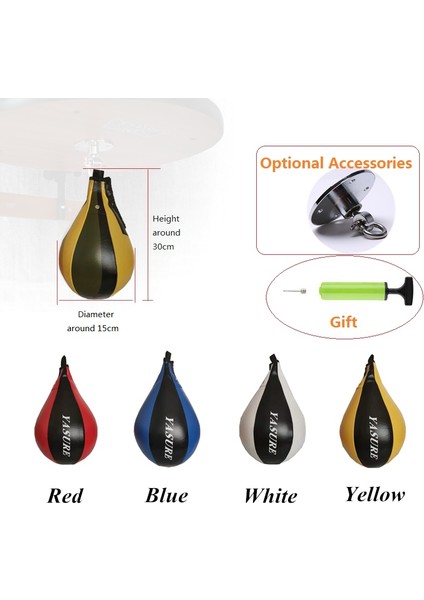 Beyaz Stil Boks Hız Topu Boks Torbası Asılı Döner Kanca Spor Salonu Crossfit Egzersiz Muay Thai Mma Kum Torbası Armut Eğitimi Speedball Aksesuarl (Yurt Dışından) modelleri