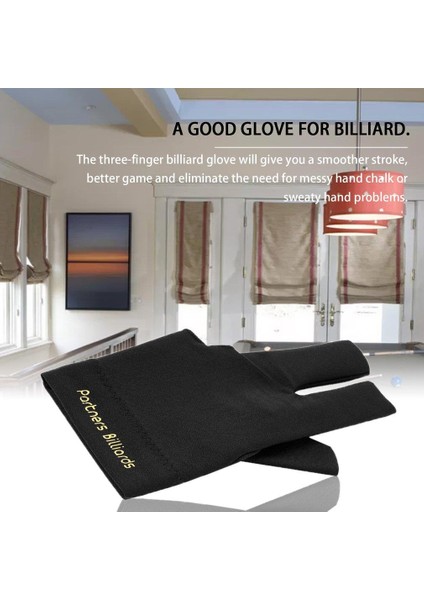 Kırmızı Stil Spandex Snooker Bilardo Cue Eldiven Havuz Sol El Açık Üç Parmak Aksesuar (Yurt Dışından) indirimleri