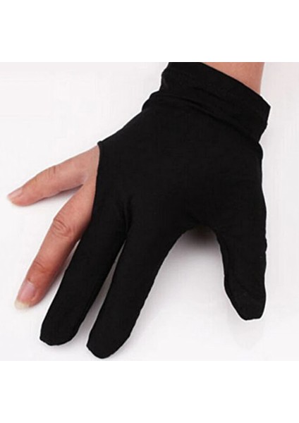 Mavi Stil Spandex Snooker Bilardo Cue Eldiven Havuzu Unisex Için Sol El Açık Üç Parmak Aksesuarı (Yurt Dışından) fırsatları