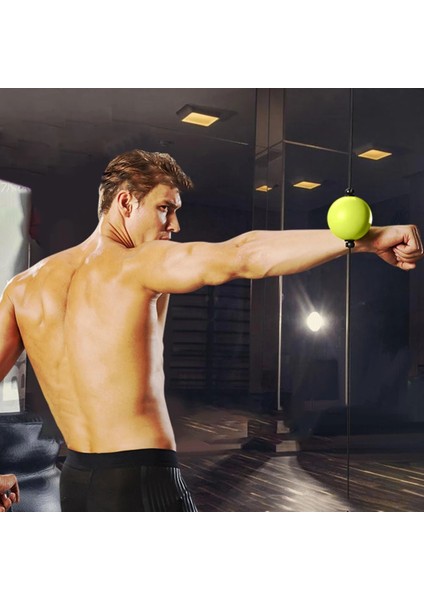 Sarı Stil Boks Hız Topu Boks Reaksiyon Hız Topu El Göz Reaksiyon Eğitimi Yumruk Dövüş Topu Fitness Dövüş Boks Boks Topu (Yurt Dışından) indirimleri